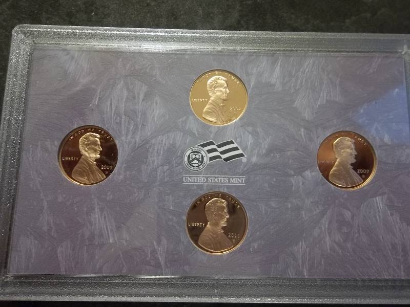 Variety Set Of All 4 2009 S Mint Proofs In Collector Case