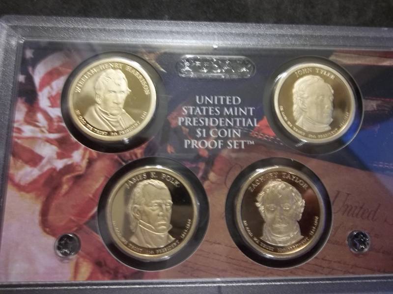 Set Of 4 Presidential Proof Dollars