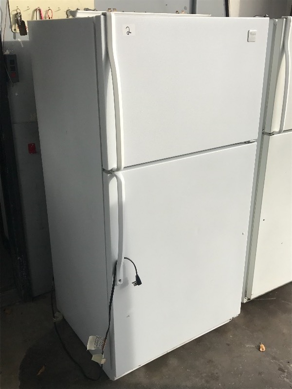 lot 2 image: Whirlpool Refrigerator With Freezer...