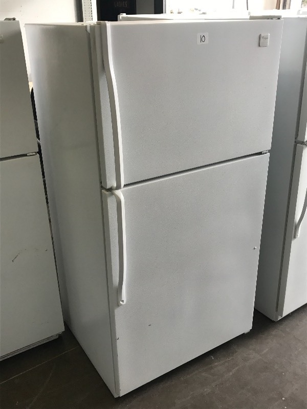 lot 10 image: Whirlpool Refrigerator With Freezer...