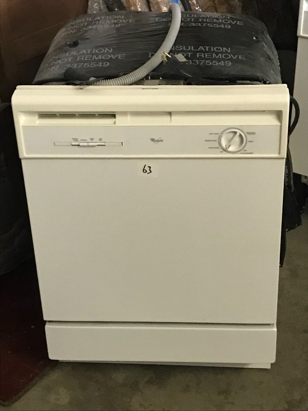 lot 63 image: Whirlpool 24 Dishwasher, Model DU8...