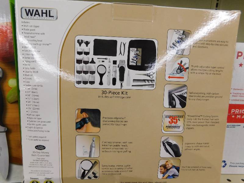 lot 239 image: Wahl 30pc Home Barber Kit, MSRP $54.99