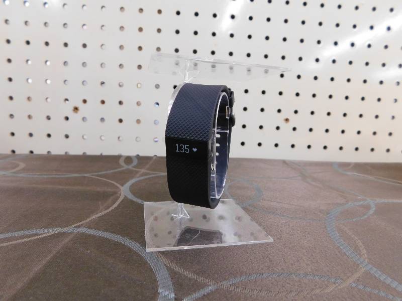 lot 272 image: Fitbit Charge HR Heart RateActive Black Small, MSRP $144.99