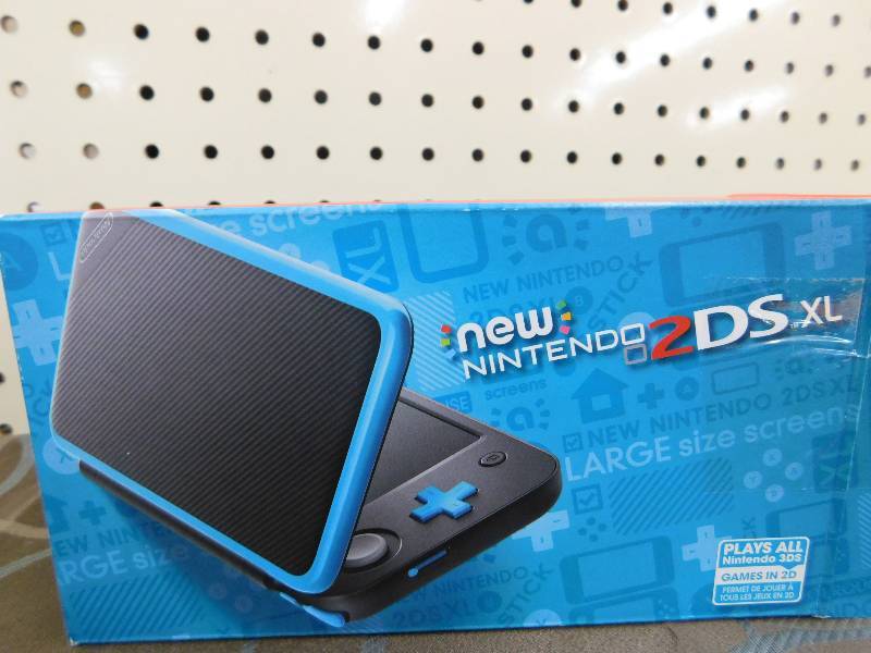lot 273 image: 2DS XL Console-BlackTurquoise, MSRP $199.99