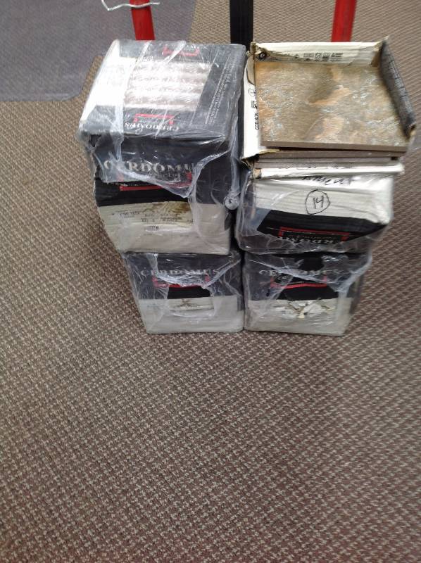 lot 35 image: Cerdomus Tiles, 3 boxes with 22 extra tiles