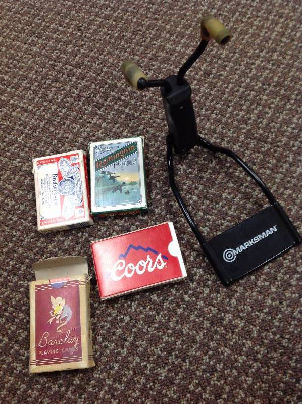 lot 83 image: Sling Shot and four set of cards