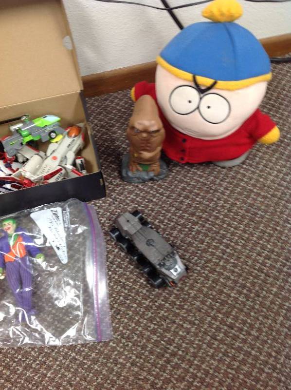 lot 98 image: Toys, Vintage toys, ET, South Park toy, Bat man and the joker