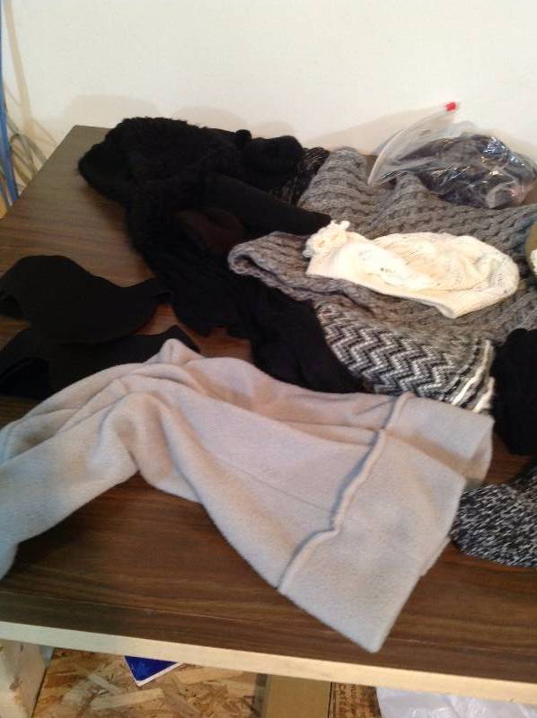 lot 20 image: Winter Clothing Items, Scarfs, Hats, Gloves