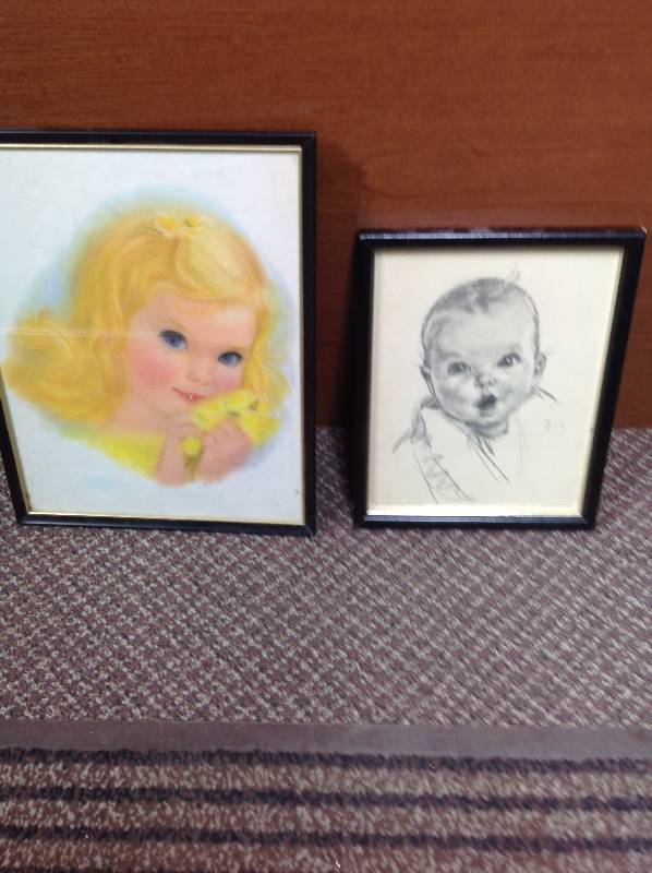 lot 113 image: Gerber Baby 1931, and the Downy Girl Picture