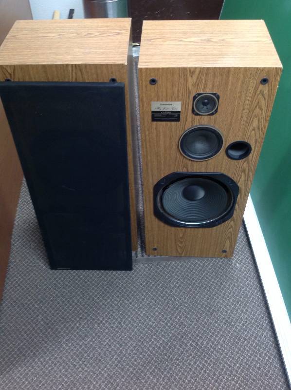 lot 123 image: Two Pioneer Speakers