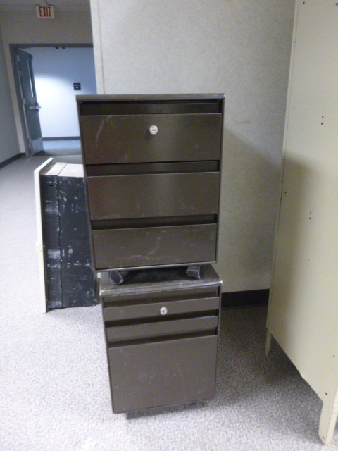 2 Metal File Cabinets