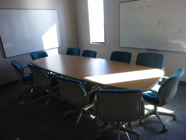 Conference Room Table with 10 Chairs