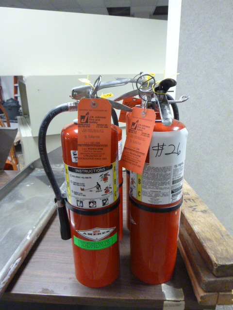 4 Fire Extinguishers