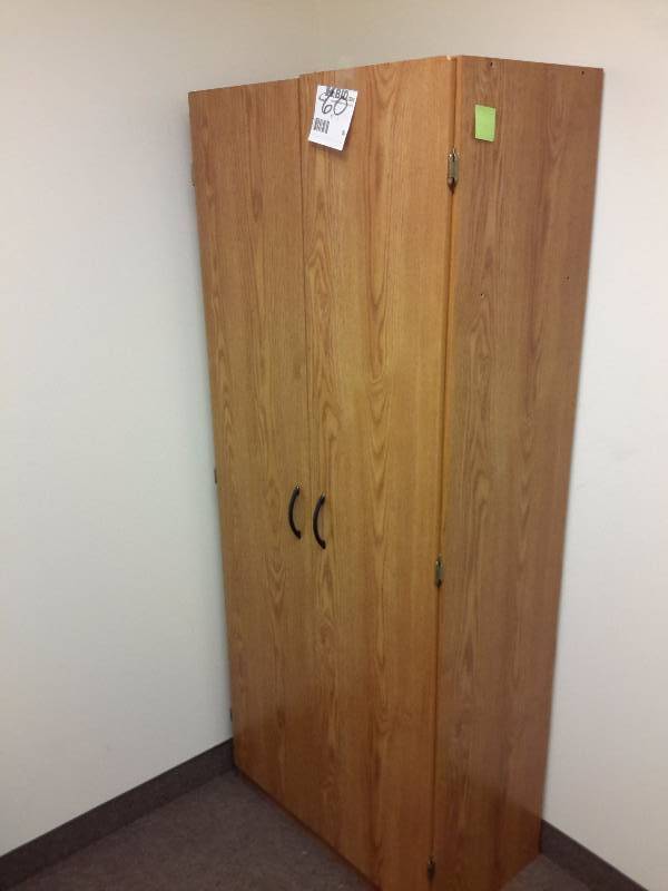 Simulated wood Storage closet