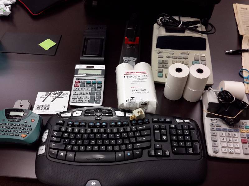 Lot of electronics.