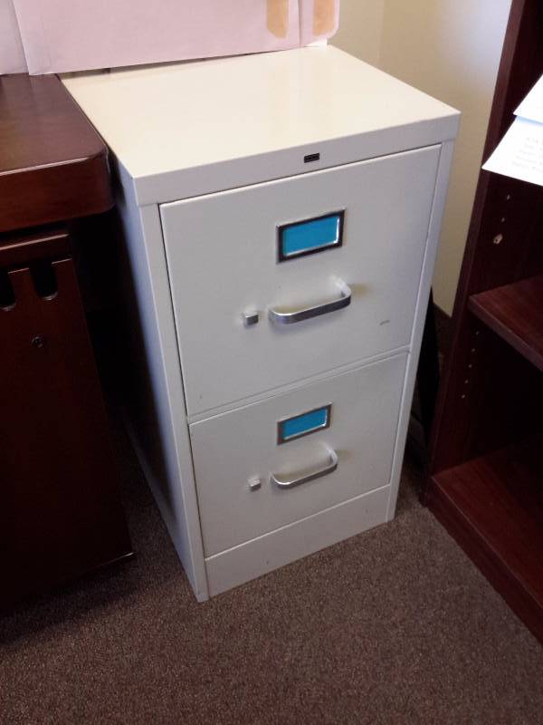 2 drawer, letter size file cabinet