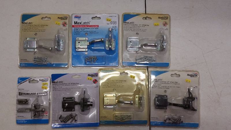(7) Gate Latches, Includes Stainless Steel