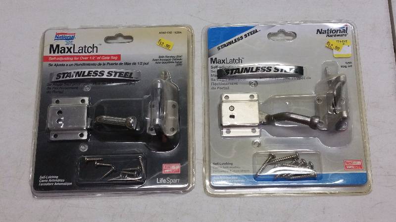 (2) Stainless Steel Gate Latches
