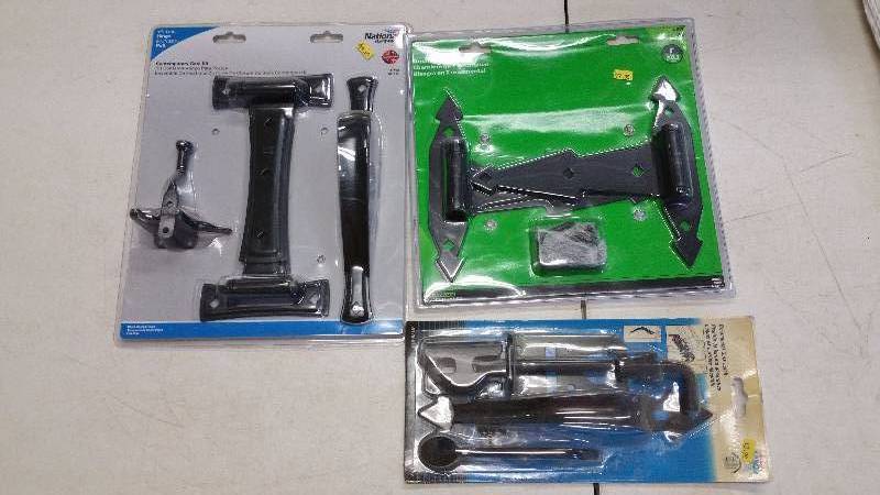Contemporay Gate Kit T Hinges, Gate Latch, Decorative Pull  More
