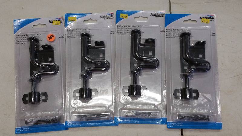 (4) Sliding Bolt GateDoor Latch