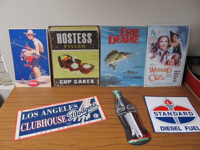 lot 42 image: Large Group of Assorted Display signs