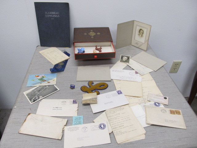 lot 153 image: Old 1930s-40s Ladysmith, Wisconsin Letters Yearbook & Ephemera