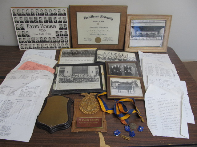 lot 165 image: Vintage Farm House Fraternity & FFA Photos & Memorabilia
