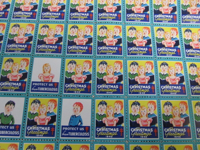 lot 184 image: 3 Sheets of Unused Vintage Stamps