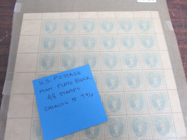 lot 185 image: 2 Sheets of Unused Vintage Stamps