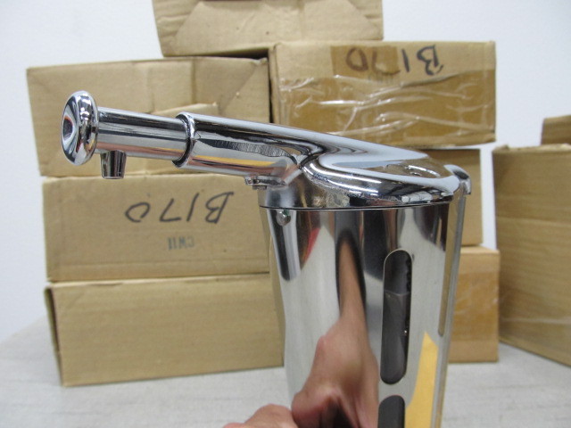 lot 195 image: 7 BRAND NEW Chrome Soap Dispensers