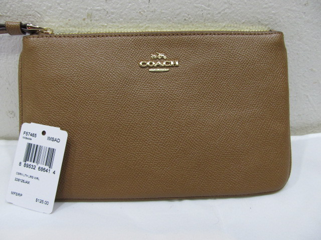 lot 2 image: Brand new wTags Authentic Coach Leather Wallet