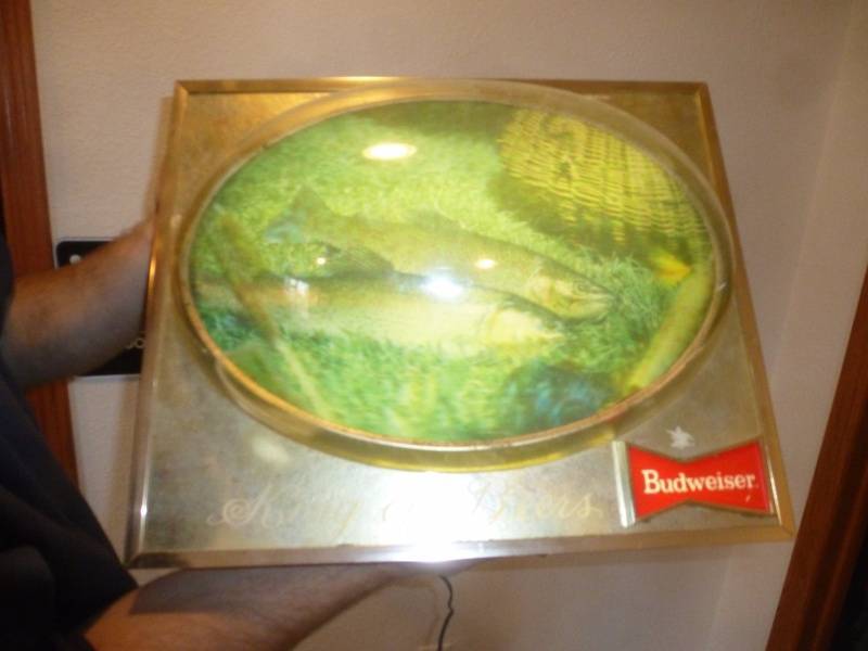 Budweiser Beer LightClock Set