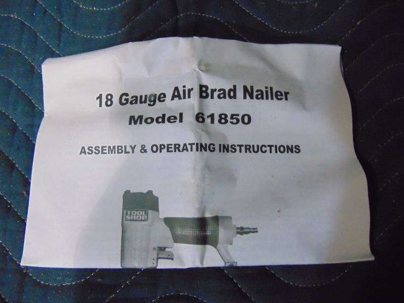 lot 13 image: Tool Shop 18 GA. Brad Nailer