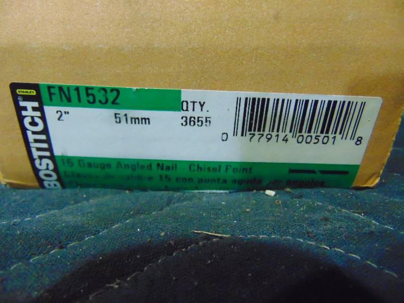 lot 28 image: Bostitch 2 Angled Chisel Point Nails