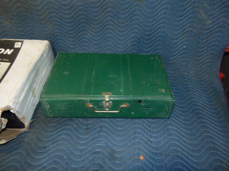 lot 45 image: Large Coleman Camping Stove with Cook Station Table