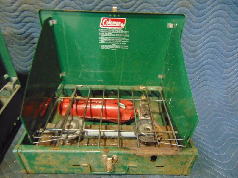 lot 56 image: (2) Coleman Stoves With Fuel