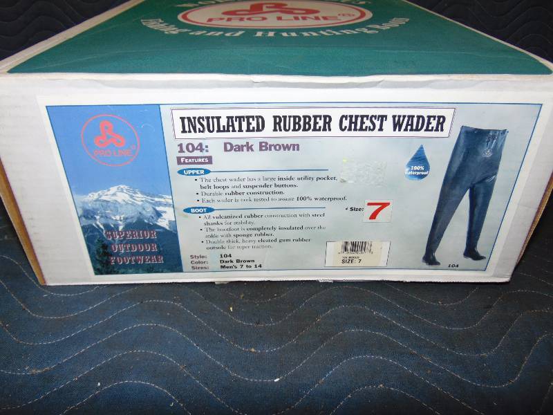 lot 193 image: Size 7 Insulated Chest Waders