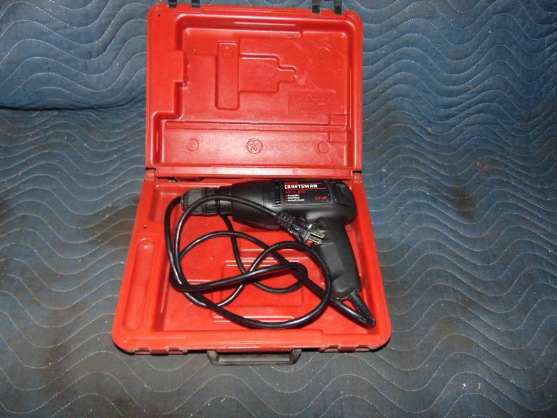 lot 210 image: Craftsman 38 Drill  with Case