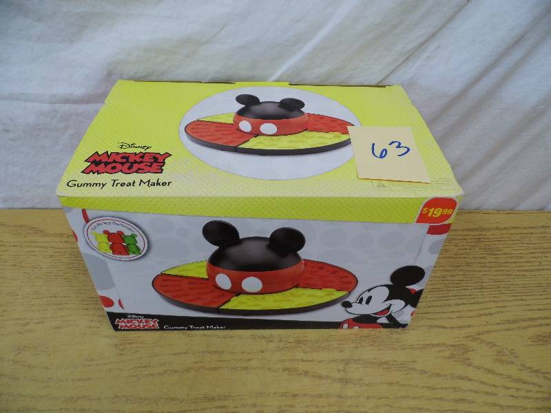 lot 63 image: New Mickey Mouse Gummy Treat Maker