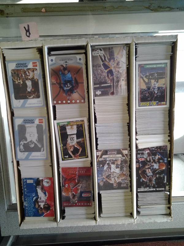 3000 Basket Ball Cards Some Stars-Good Cond.