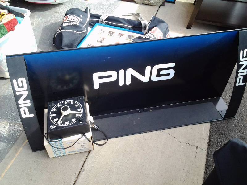 Ping Store Fixture, TimeClock With Buzzer