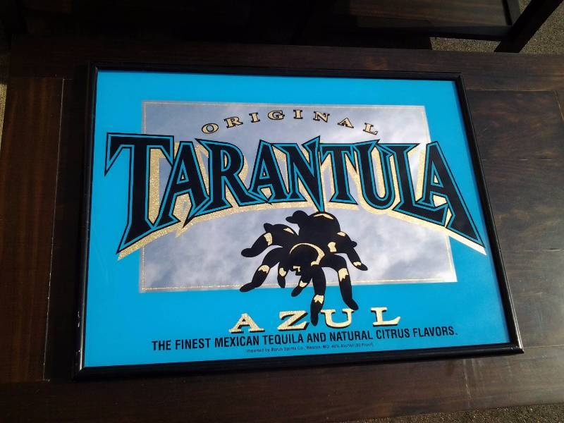 Tarantula Tequila Mirrored Sign 19x25