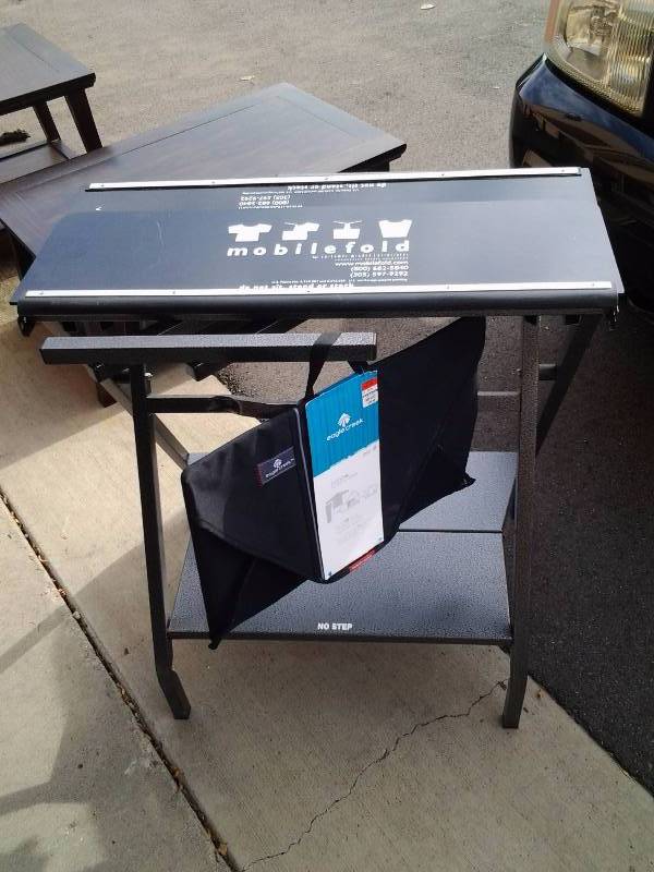 Mobile Fold Clothes Folding Station & Other Portable Folder