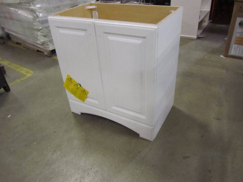 lot 12 image: Glacier Bay 30-12 in. W Vanity in White