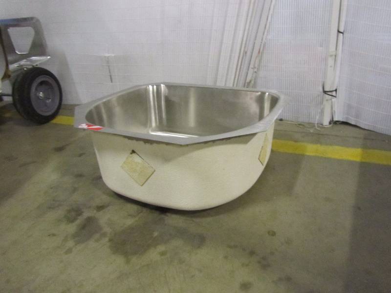 lot 15 image: Elkay Signature Plus Undermount Stainless Steel 24 in. Single Basin Kitchen Sink