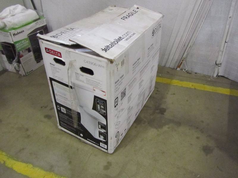 lot 22 image: DELTA Corrente 2-piece 1.28 GPF Elongated Toilet