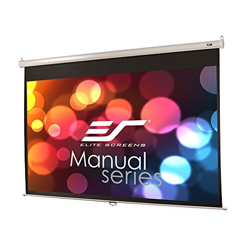 lot 33 image: Elite Screens Manual, 120-inch 169, Pull Down Projection Manual Projector Screen