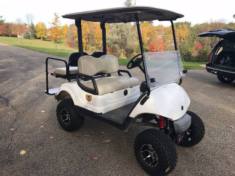 2011 Yamaha Drive Electric Golf Cart 4 Passenger Lifted