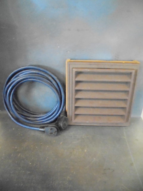 lot 13 image: 220 Volt Extension Cord, Household Vent And Frame