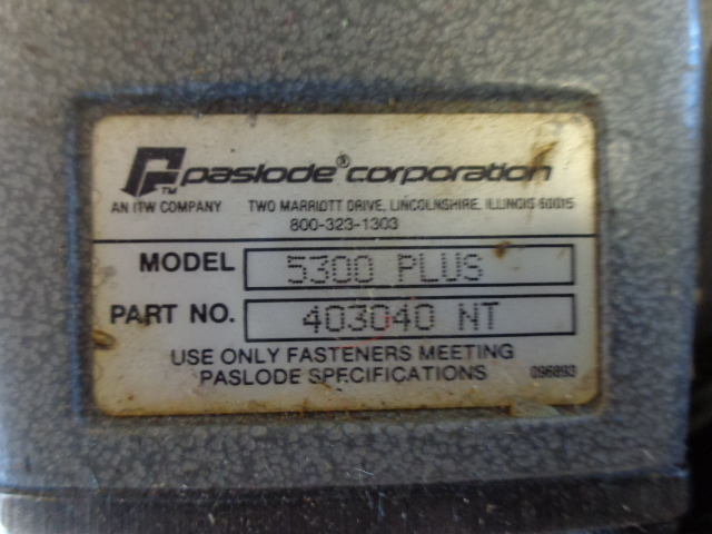 lot 22 image: Paslode Corporation Nail Gun